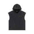 GXM Discipline Hooded Tank Top | Psalm 56:3 – Snow Washed Boxy Tank