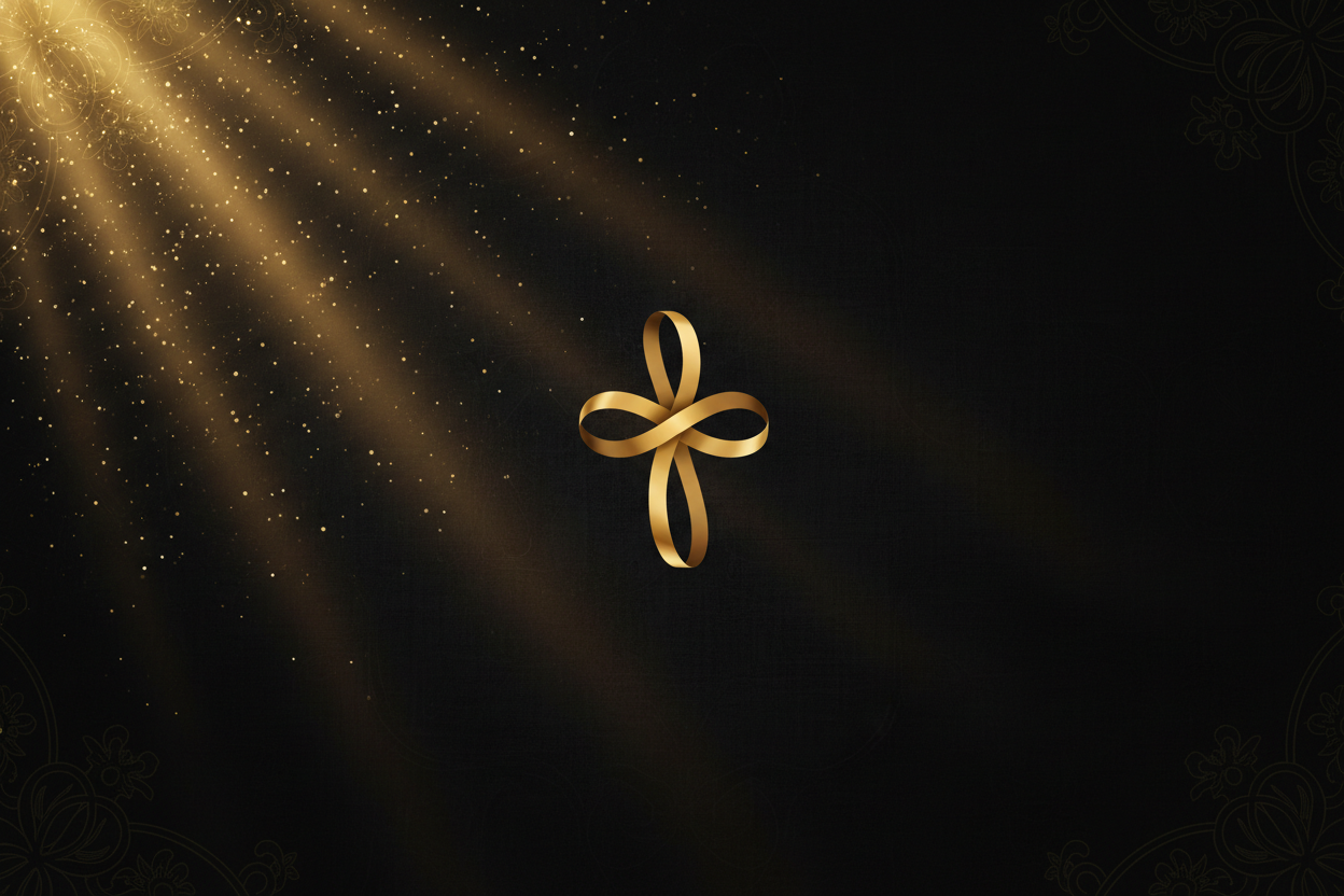 Deep black with subtle gold texture