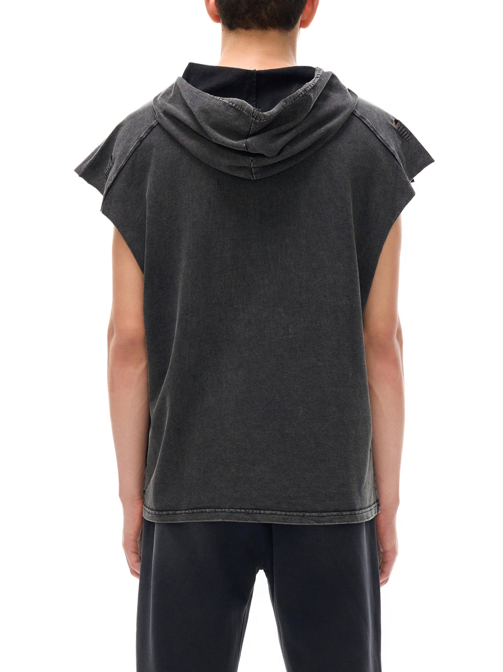 GXM Discipline Hooded Tank Top | Psalm 56:3 – Snow Washed Boxy Tank