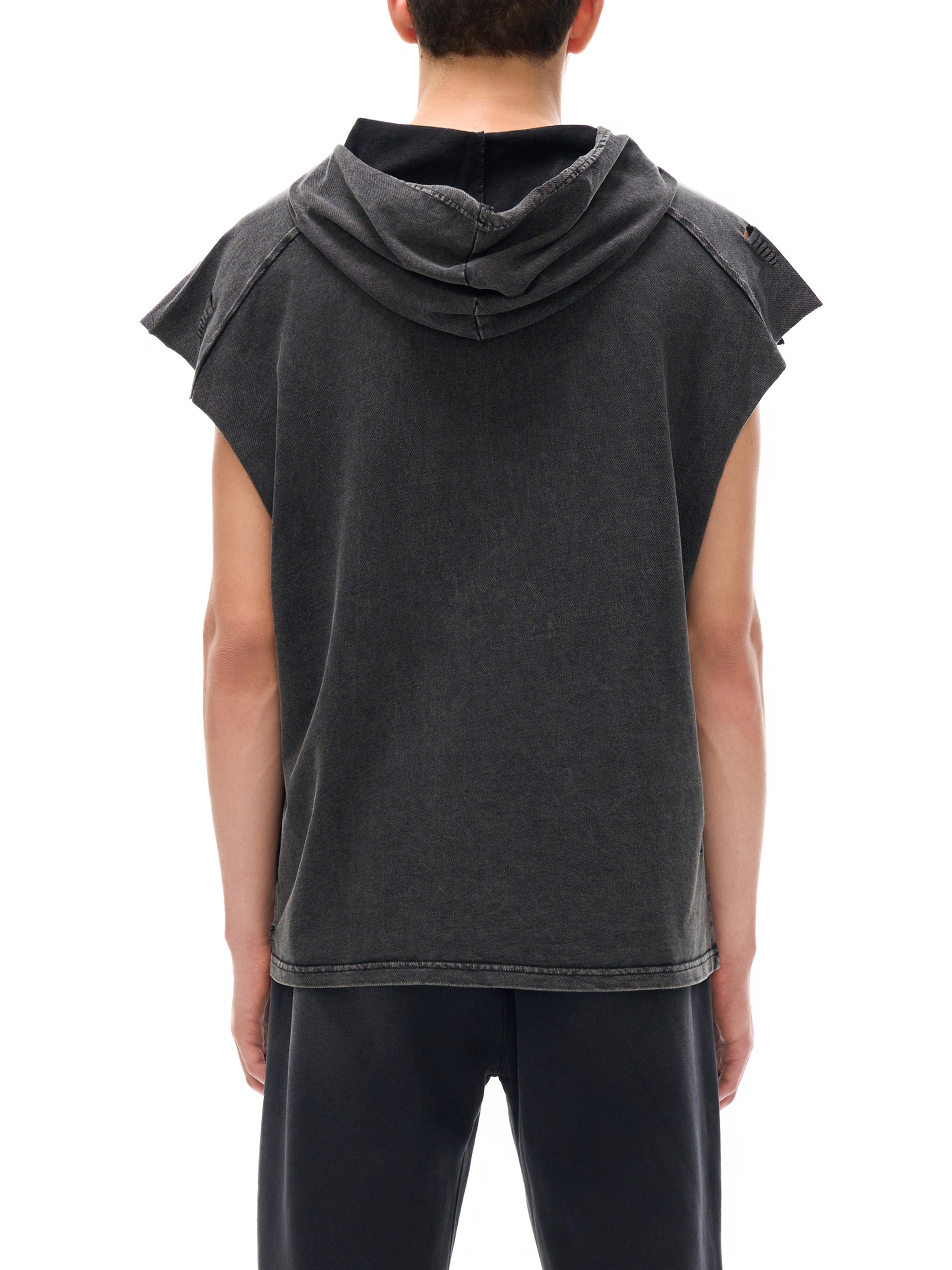 GXM Discipline Hooded Tank Top | Psalm 56:3 – Snow Washed Boxy Tank